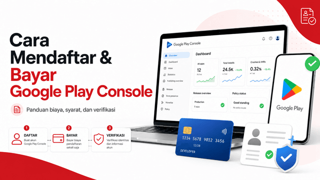 Cara Mendaftar & Bayar Google Play Console